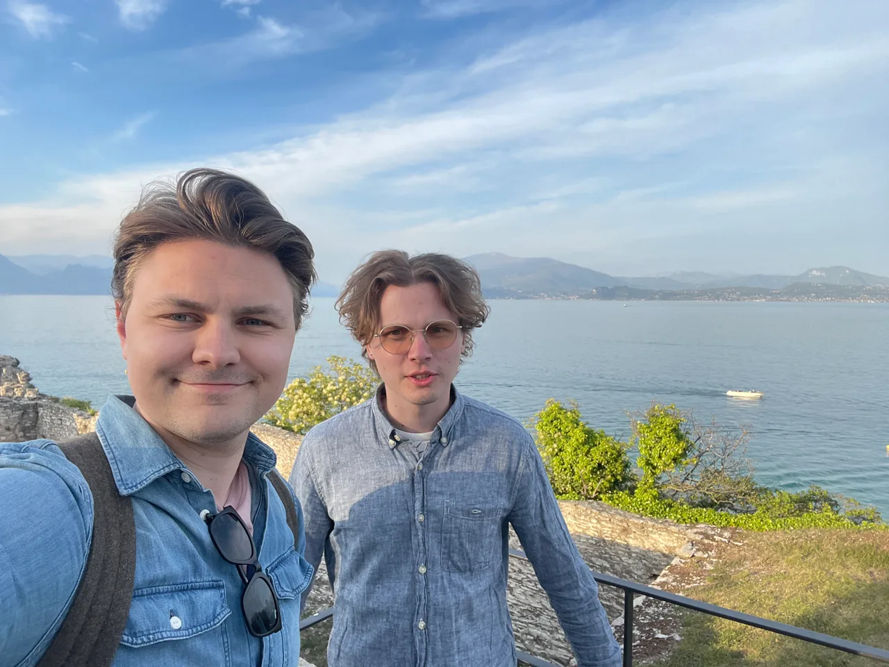 Magnus og Preben på ferie i Nord-Italia.